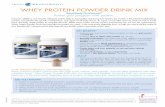 WHEY PROTEIN POWDER DRINK MIX - BeachbodyWhey Protein Powder Drink Mix provides the protein you need, in the most easily digestible form, to help you maximize the results of your Beachbody