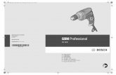 GBM Professional...Robert Bosch Power Tools GmbH 70538 Stuttgart GERMANY 1 609 92A 40X (2017.11) O / 36 GBM Professional 10 | 10 RE en Original instructions cn 正本使用说明书