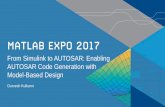 From Simulink to AUTOSAR: Enabling AUTOSAR Code Generation 12 AUTOSAR Schema Versions Import detects