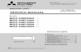 REVISED EDITION-B SERVICE MANUAL MSZ …...5 3 SPECIFICATION Indoor model MSZ-HM18NA MSZ-HM24NA Power supply V, phase, Hz 208/230, 1, 60 Max. fuse size (time delay)/ Disconnect switch