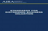 STANDARDS FOR DISTRESSED BUSINESS VALUATION · E. AIRA Adoption of Standards for Distressed Business Valuation 80. 1 INTRODUCTION TO THE STANDARDS FOR ... estate tax, gift tax, mergers