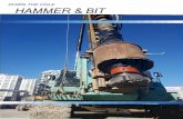 DOWN THE HOLE · HAMMER SERIES Professional DTH HAMMERS and BITS Manufacturer Outside Length w/o Weight w/o Diameter (mm) bit (mm) bit (kg) TG35 93~105 DHD3.5 85 797 38 TG40 105 ~
