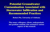 Groundwater Contamination Potential from …unix.eng.ua.edu/~rpitt/Presentations/Regional...Potential Groundwater Contamination Associated with Stormwater Infiltration and Recommended