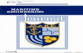 MARITIME ENGINEERING - CNTHAContents MARITIME ENGINEERING JOURNAL i EDITOR'S NOTES ii LETTERS TO THE EDITOR iii COMMODORE'S CORNER By Commodore J.A. Gruber 1 THE CANADIAN HYDROFOIL