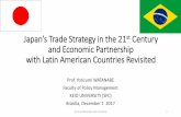 Japan’s Trade Strategy in the 21 Century and Economic … · 2020-02-29 · Japan’s Trade Strategy in the 21st Century and Economic Partnership with Latin American Countries Revisited