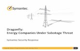 Dragonfly: Energy Companies Under Sabotage Threat...•Generic spam emails sent to senior employees and engineers •Began in February 2013 and continued into June 2013 •Emails bore