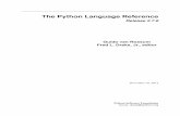 The Python Language Reference - ETH Z · PDF file The Python Language Reference, Release 2.7.6 This reference manual describes the syntax and “core semantics” of the language.