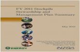 May 2010 U.S. Department of Energy...The Stockpile Stewardship and Management Plan (SSMP) is aligned with the 2010 Nuclear Posture Review.Indeed, it communicates the Department of