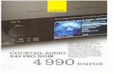  · 2019-07-01 · 352,8 kHz, version PCM du DSD, mais très utilisé en mastering, car seulement 1/5 des albums SACD est enregistré en DSD natif. Plus le HD WAV ou FLAC en 24 bits/1