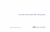 Aculab Extended SIP API guidedocs.aculab.com/.../Docs/Extended_SIP_API_guide.pdf · Extended SIP API guide 2 of 147 PROPRIETARY INFORMATION The information contained in this document