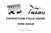 EXPEDITION FIELD GUIDE TIEN SHAN...EXPEDITION FIELD GUIDE TIEN SHAN Version 2018 Make sure you have a copy of this with you in your clipboard each time you go into the field 3 see