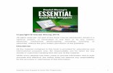 Copyright © Daniel Strong 2014 Disclaimer · 2017-05-23 · Essential Code Snippets for Excel VBA Programmers iii Preface VBA is the window into Excel's soul - unveiling the Wizard