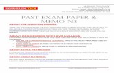 PAST EXAM PAPER & MEMO N3 - Ekurhuleni Tech · past exam paper & memo n3 about the question papers: thank you for downloading the past exam paper and its memo, we hope it will be