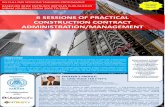 6 SESSIONS OF PRACTICAL CONSTRUCTION CONTRACT ...mbam.org.my/wp-content/uploads/2016/12/Important...Defects & Practical Completion 1) When is the contractor responsible and liable