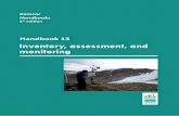 Handbook 13 Inventory, assessment, and monitoring important users in many cases are managers of individual wetland areas, as some ... Handbook 13: Inventory, assessment, and monitoring