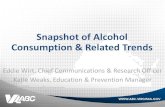 Snapshot of Alcohol Consumption & Related Trends...Snapshot of Alcohol Consumption & Related Trends Eddie Wirt, Chief Communications & Research Officer ... (at least one drink of alcohol