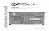 MAC-TS4 Manual - Vacuum Interrupter Testing€¦ · MAC-TS4 Instruction Manual 1 About the User’s Guide This users guide describes the functions and features of the Vacuum Interrupters