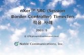 nXerTM SBC (Session - DBGuide.net · 2010-03-30 · Peering SBC (IBcF / TrGW) Access SBC. Metro. Ethernet. MRF. CONFIDENTIAL AND PROPRIETARY TO NABLE COMMUNICATIONS, INC. 6 Components