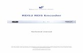 RDS2 RDS Encodera-bc.co.uk/Misc/Tools/BW_rds2_manual_v1.pdf · The Radio Data System (RDS) is a non-audible 57 kHz sub carrier that is broadcast in commercial FM systems allowing