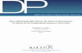 Does Mental Health Matter for Firm Performance? …DP RIETI Discussion Paper Series 16-E-016 Does Mental Health Matter for Firm Performance? Evidence from longitudinal Japanese firm