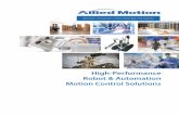 High-Performance Robot & Automation Motion Control Solutions Documents/Allied Motion/Allied... · Allied Motion’s HeiMotion brushless AC servo motors with integrated gearing and