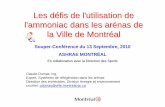Les défis de l'utilisation de l'ammoniac dans les arénas de la Ville …ashraemontreal.org/archives-sites/his_mtl/text_pdf/dumas... · 2018-01-15 · Les défis de l'utilisation