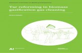 Tar reforming in biomass gasification gas cleaning€¦ · ing solutions for biomass-derived gasification gas – Experimental results and concept assessment. Fuel, 2015, Volume 147,