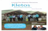 Loving The Majesty Ministries Kletos · 2019-04-08 · Kletos Loving The Majesty Ministries Through Him, “we” have received Grace & Apostleship for obedience to “the faith”