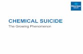 CHEMICAL SUICIDE - Riverview Health SUICIDE o It is a combination of common household cleaners that create a two-part mixture resulting in a DEADLY gas. o Most common mixture is hydrochloric