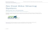 No Cost Bike Sharing System€¦ · Services shall include supplying equipment and providing operational services for and across 16 of Greater Boston’s inner-suburban municipalities.