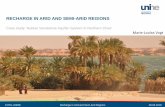 RECHARGE IN ARID AND SEMI-ARID REGIONS 2018-09-13¢  CHYN-UNINE Recharge in Arid and Semi-Arid Regions