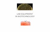 LAB EQUIPMENT IN BIOTECHNOLOGY - académie …...Pipette bulb = pipette filler Pasteur Pipet(te) Petri dish Sterile pipet(te) =serological pipet Pipettor = automatic pipet Pipet tip(s)