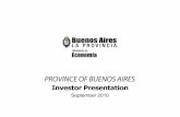 Agenda & Provincial Officers - Ministerio de Economía de... · 2016-03-21 · Agenda & Provincial Officers • Introduction to the Province of Buenos Aires ... Paraguay, Colombia,