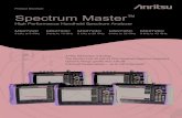 Spectrum Master MS272xC Product Brochure · 2019-03-06 · Product Brochure Spectrum Master ... transmitter. With Spectrum Master you get the powerful combination of low phase noise,