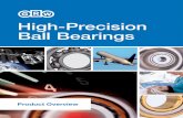High-Precision Ball Bearings - Boca Bearing Company · Deep groove radial ball bearings – metric 30 Deep groove radial ball bearings – inch 52 ... ball bearing but using our expertise