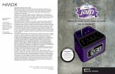 Sistema de sonido para la mesita de noche Jam Zzz Bluetooth€¦ · información de garantía HX-B510 Sistema de sonido para la mesita de noche Jam Zzz Bluetooth® HMDX Jam y HMDX