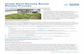 Green Roof Density Bonus Review Process · Major Review Variations: Applying For The Green Roof Density Bonus Development Exemption Review Path • Technical review of the green roof