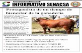 Protagonista de un tiempo de bienestar de la ganadería · 2010-09-02 · presenta un informe de un año de gestión al frente del Servicio Pecuario Oficial del Paraguay, mencionando