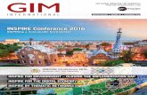 INSPIRE Conference 2016 - GIM International · 2019-02-01 · international the global magazine for geomatics inspire edition • volume 30 • september 2016 inspire conference 2016