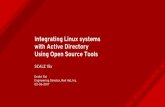 Using Open Source Tools with Active Directory Integrating Linux systems · 2017-03-04 · 4 Integrating Linux systems with Active Directory Using Open Source Tools For most companies