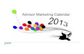 2013 Advisor Calendar 11.9.12 SL - Horsesmouth · observances that will serve many advisors, but there are thousands of special observances for almost every niche, ... Ramadan begins