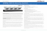 1080p HDCVI Security System · 1080p HDCVI Security System Four (4) 1080p HDCVI Eyeball Cameras with One (1) 4-channel 1080p HDCVI DVR System Overview The Dahua HDCVI Security System