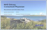 NHS Orkney Consultant Physician Orkney... · introduce a ‘Road Equivalent Tariff’ on the Pentland Firth routes improves transport links for Orkney with the Scottish mainland.