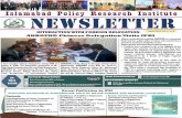 Islamabad Policy Research Institute NEWSLETTER · Islamabad Policy Research Institute PR I I A four-member Chinese Delegation visited IPRI on ANBOUND and Ms. Wang Yi, Director of