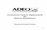 Common Sense Approach To Diesel EmissionsDiesel Emissions Testing-Opacity Meter An opacity meter is a smoke density, measuring device. Light is directed through a chamber and an optical