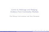 Limits to Arbitrage and Hedging: Evidence from Commodity ... · "limits-to-hedging"-argument I Managers of commodity producing –rms aim to maximize share value, but also averse