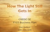 CREDO SE FY15 Business Plan - Headquarters Marine Corps CRE… · Strategic Plan for Religious Ministry and the Chief of Naval Operations’ Sailing Directions. •Develop programing