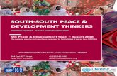 SOUTH-SOUTH PEACE & DEVELOPMENT THINKERS · 2018-10-08 · Sultain Qaboos University, Oman. South-South Peace & Development Thinkers 6 Regional spread and research focus In the graph