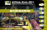 RIGGING - LGHrentlgh.com/wp-content/uploads/2014/08/LGHCatalogRigging.pdf · Rigging Rigging | Overview For speci˜c product information, refer to the group of equipment within this