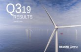 Presentación de PowerPoint - Siemens Gamesa...© Siemens Gamesa Renewable Energy Order intake1 LTM and Q3 (€m) New record order backlog: €25.1bn, up 8.2% YoY, driven by record